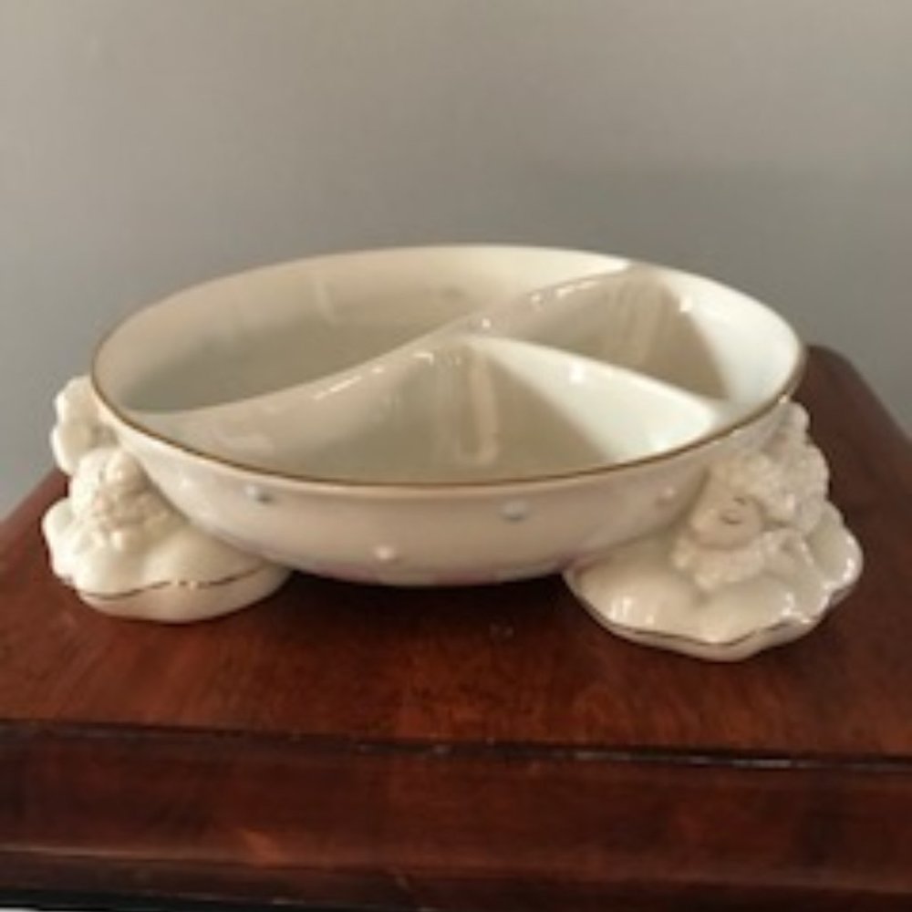 Lenox - Lazy Lambs Divided Bowl